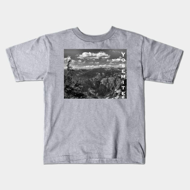 Grand Canyon of the Tuolumne - Yosemite Kids T-Shirt by rodneyj46